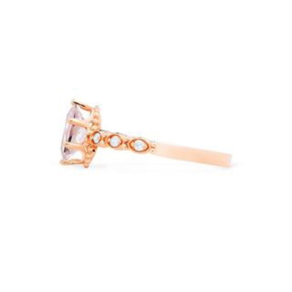 18k Rose Gold Morganite Ring - Picture 9 of 10